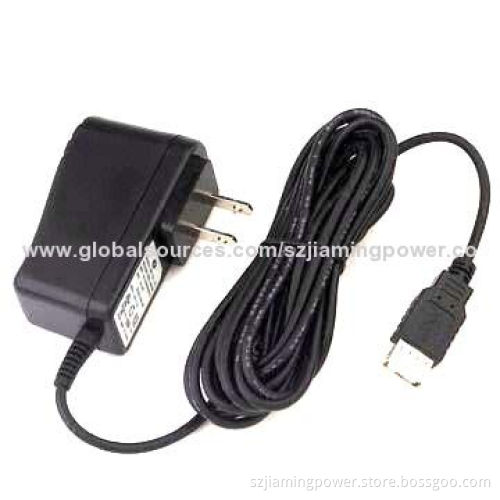 USA Power Supply Switch to USB Socket with 5V DC Output Voltage, CE and UL Marks